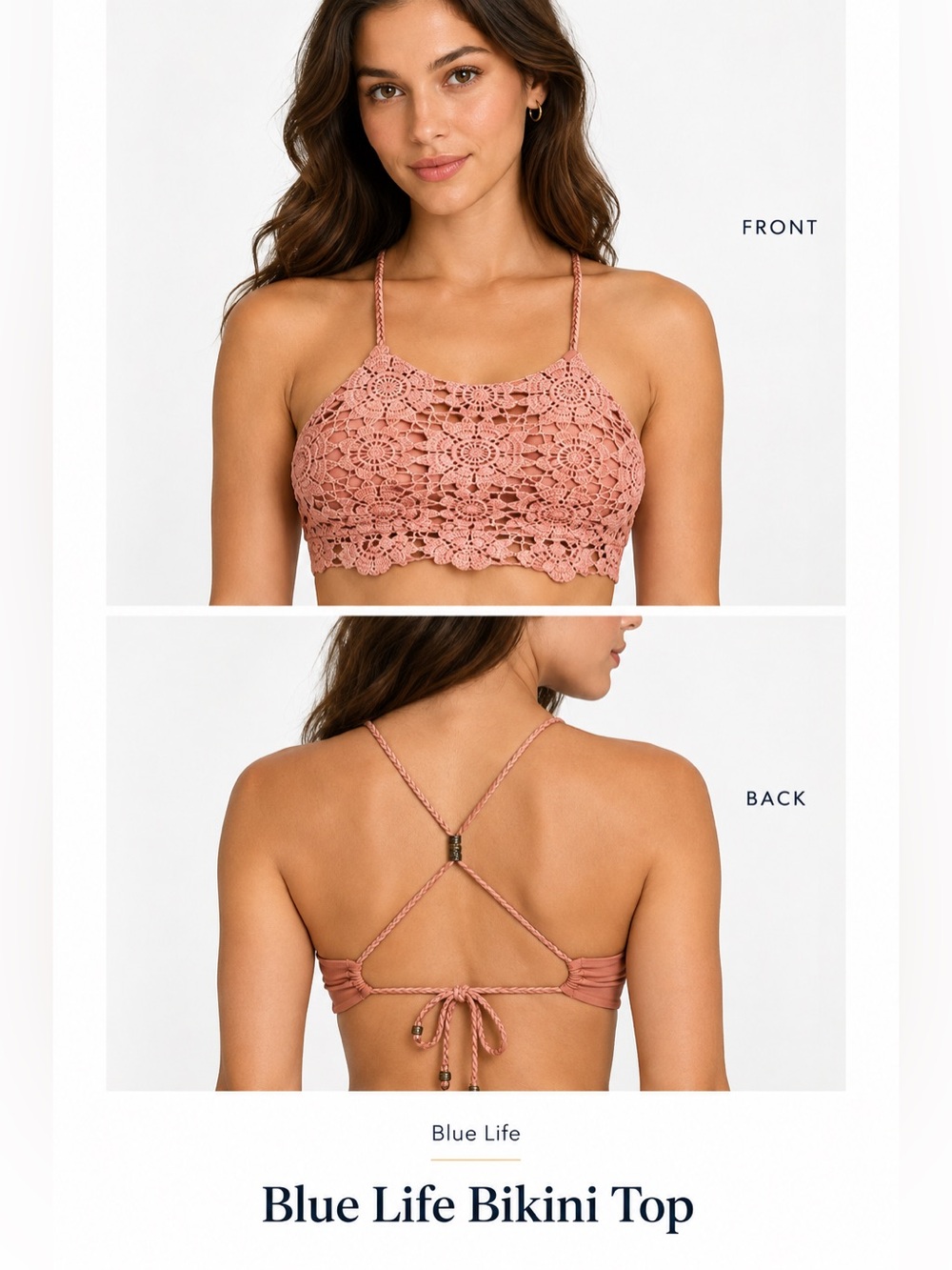 Blue Life Bikini‎ Top